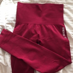 Gymshark beet seamless leggings